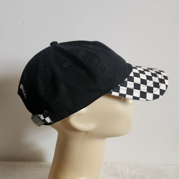 Vans x SpongeBob Court Side Dad Black White Checkered Hat Cap - Picture 7 of 15